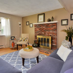 Family Room with Fireplace - Andover, MA