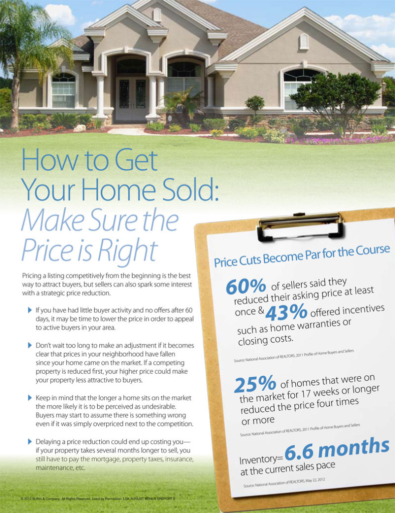 How to get your home sold