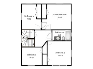 Floor Plan - 2nd floor - 115 Elm St Andover, MA