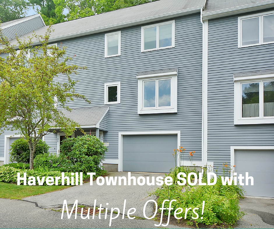 Haverhill Townhouse SOLD with Multiple Offers