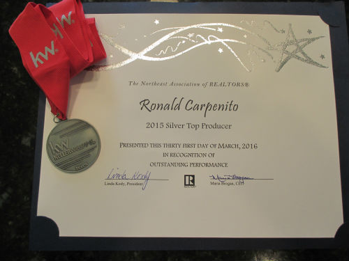 Top Producer Award - Ron Carpenito