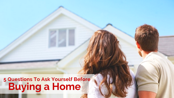 Questions to ask Yourself Before Buying a Home