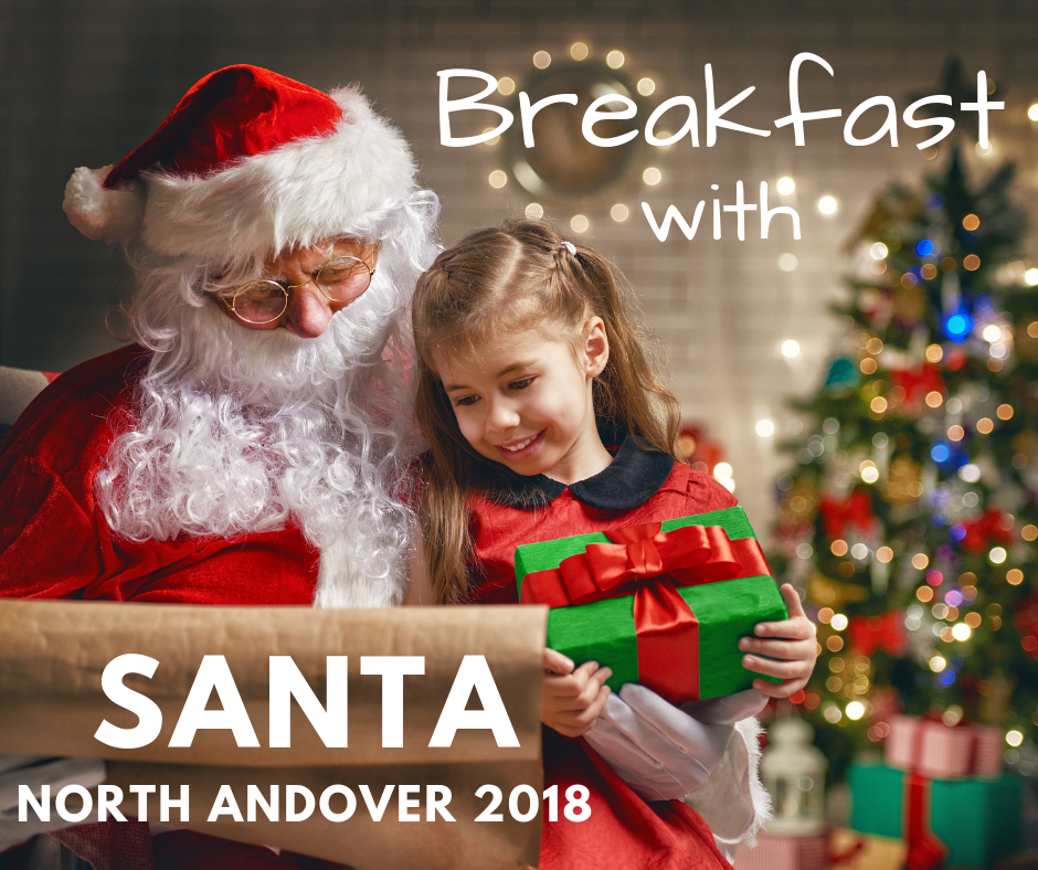 Breakfast with Santa North Andover 2018