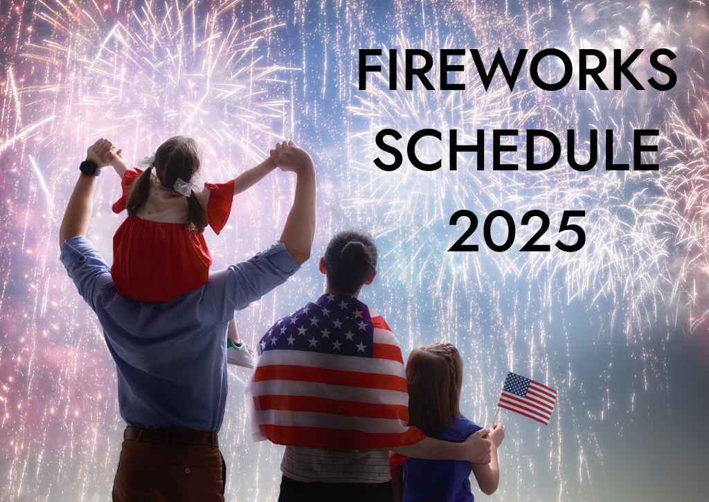 Fireworks Schedule 4th of July in Massachusetts